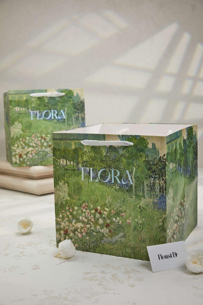 Комплект пакетов из 2-ух штук "Картина маслом" - Сад