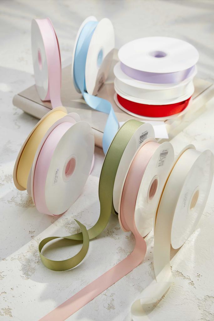 Премиальная шелковая лента 2,5 см 50 ярдов