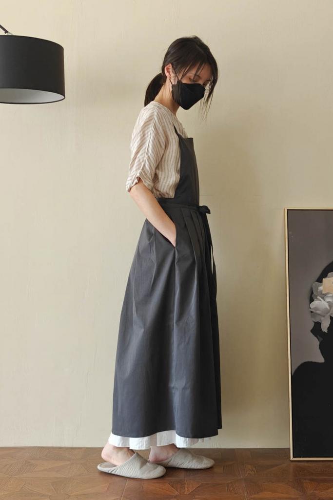 Фартук Swedish - Черно-серый