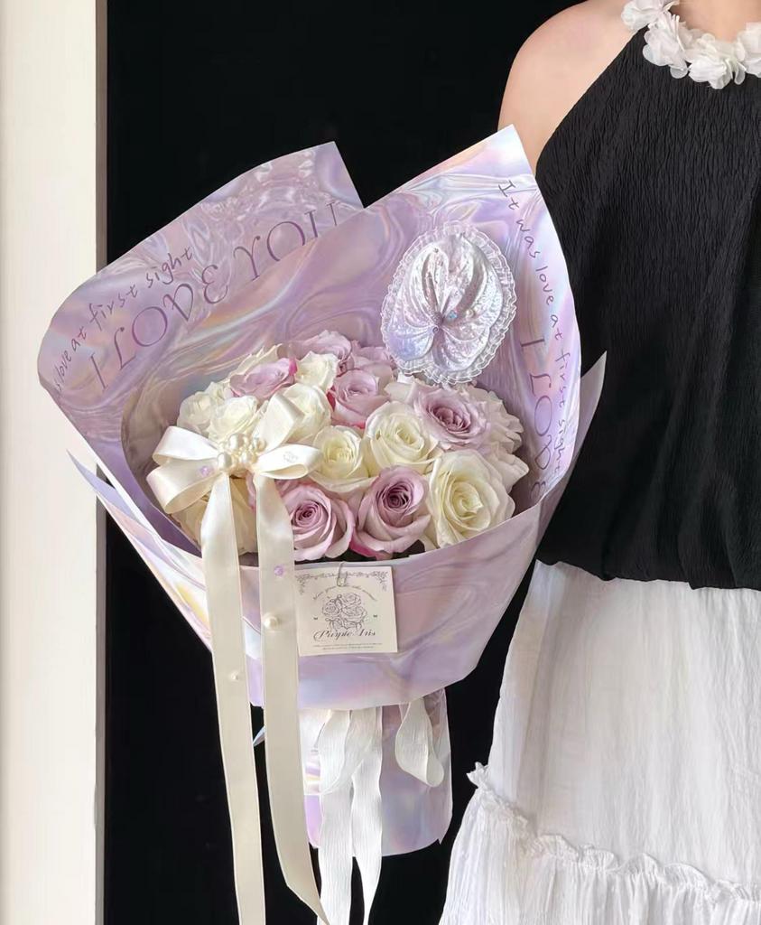 Глянцевый крафт - Flower illusion