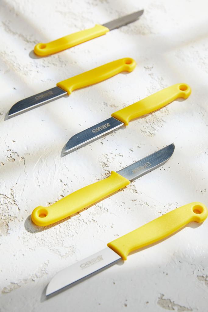 Набор флористических ножей OASIS - Прямые (5 шт.)