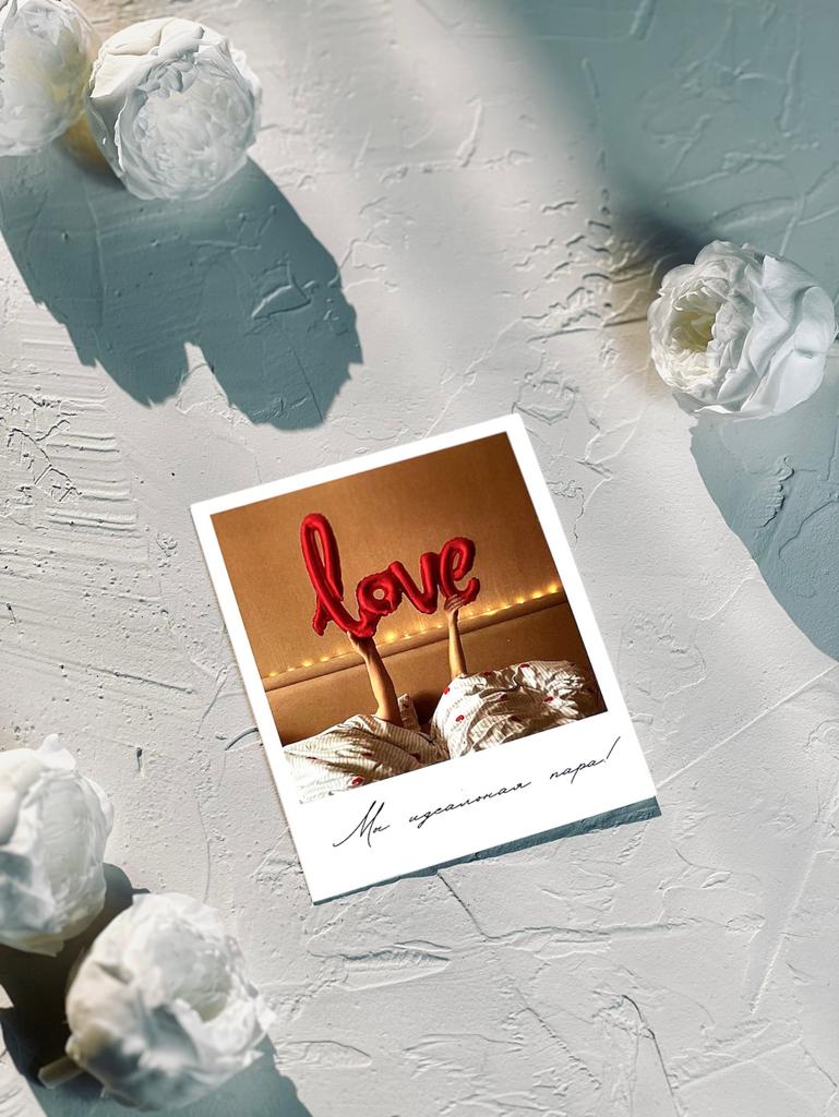 Фотокарточка "Мы идеальная пара"