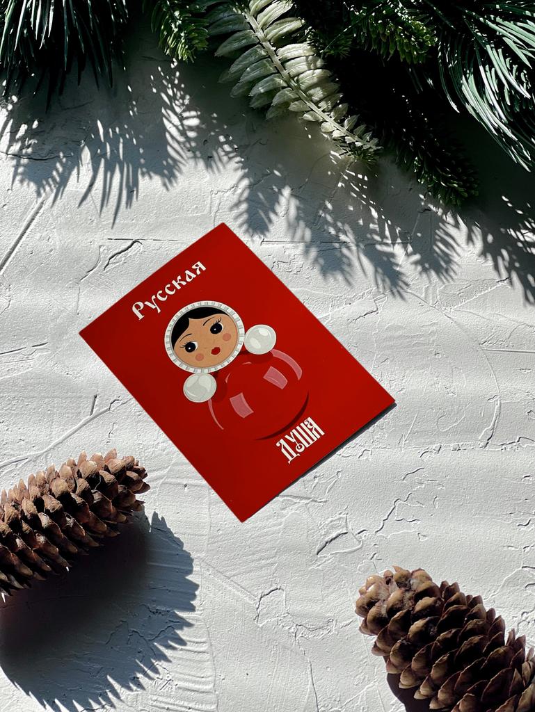 Мини-карточка "Русская душа" - Неваляшка