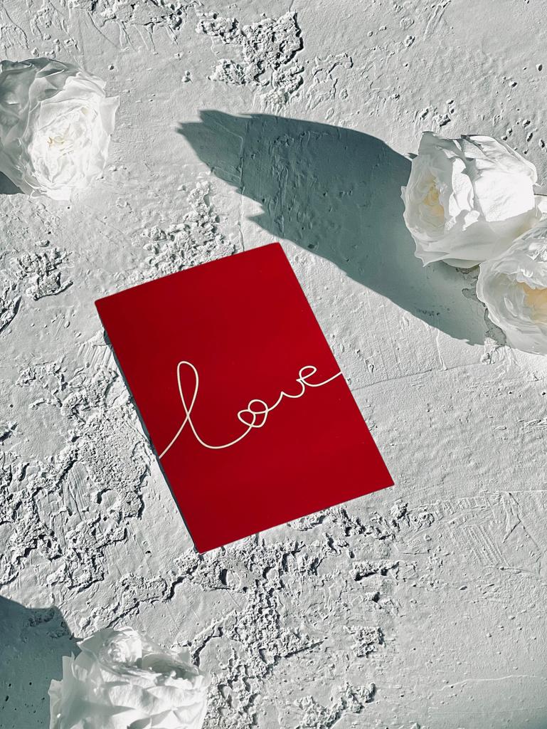 Мини-карточка "LOVE"