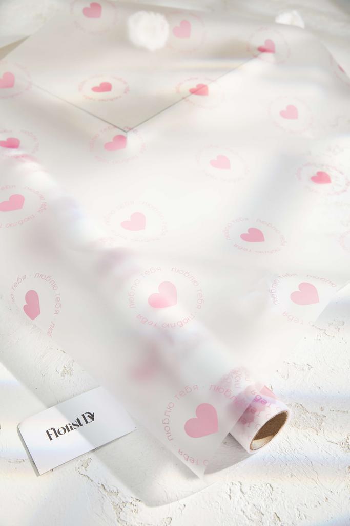 Пленка Люблю тебя - Эмблема в рулоне