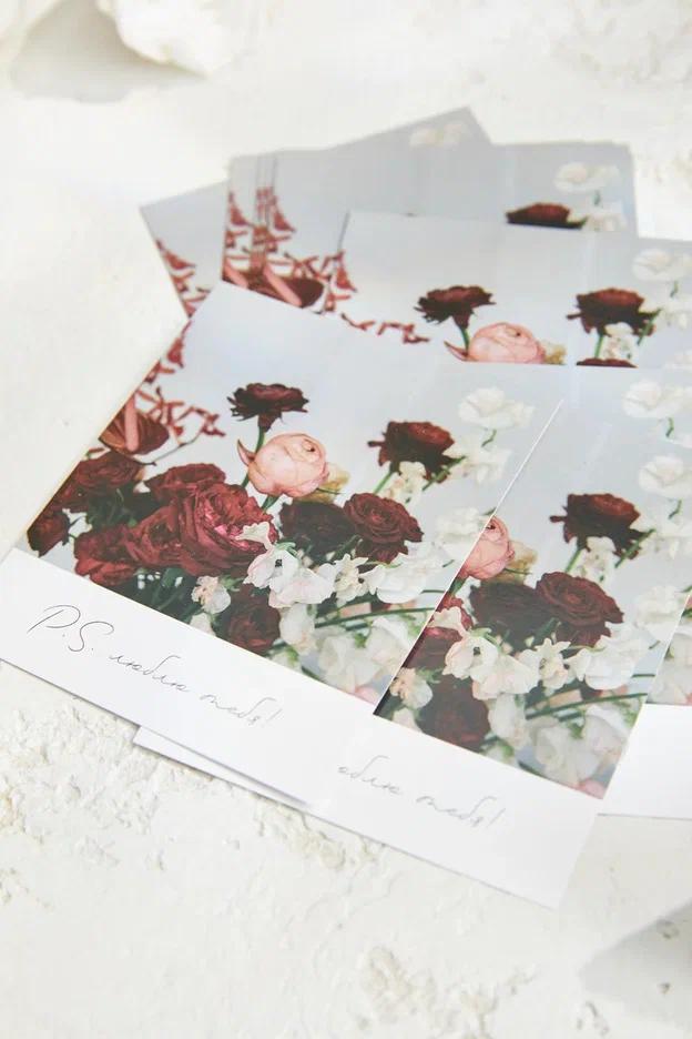 Фотокарточка "P.S. люблю тебя!" - Винные розы