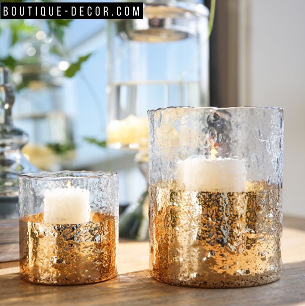 Декоративный дизайнерский подсвечник "Ice flash"