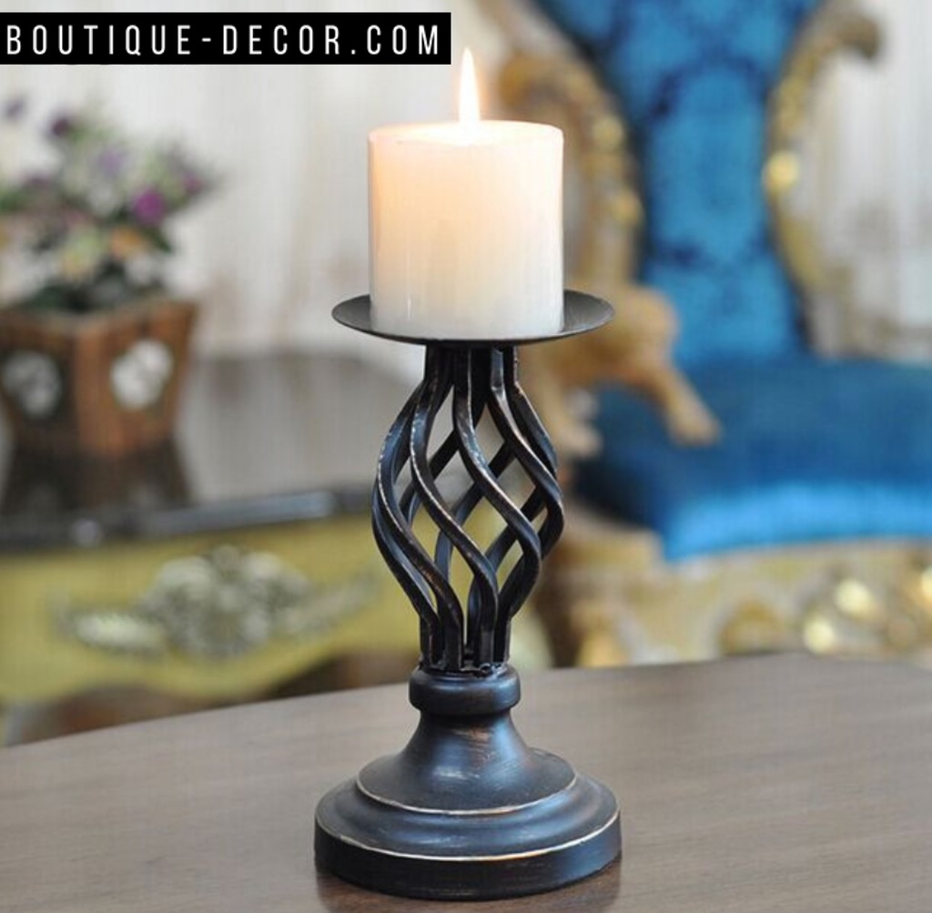 Декоративный дизайнерский подсвечник "Retro vintage"