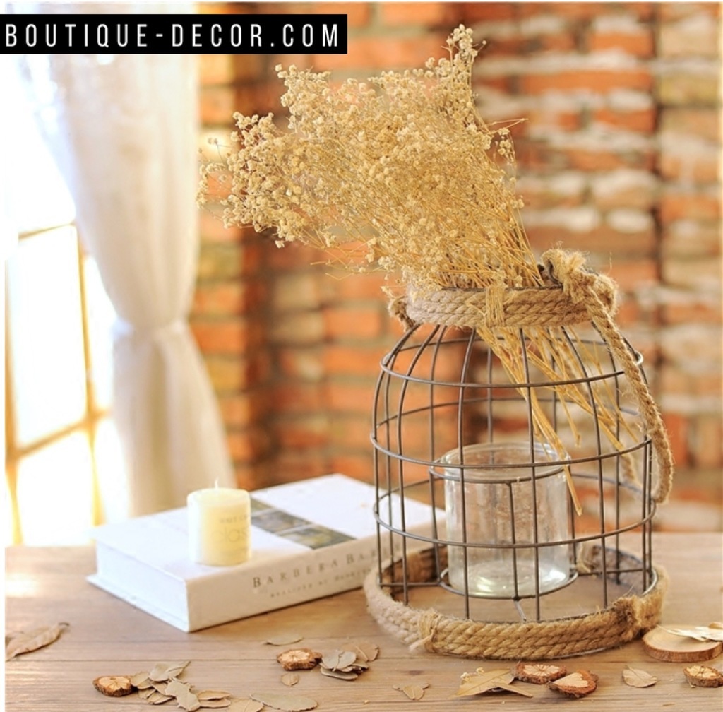 Декоративный дизайнерский подсвечник  'ContryFlashlight"