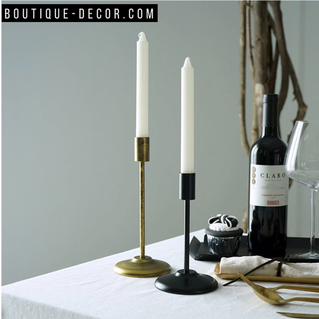 Декоративный дизайнерский подсвечник "classik" металлический