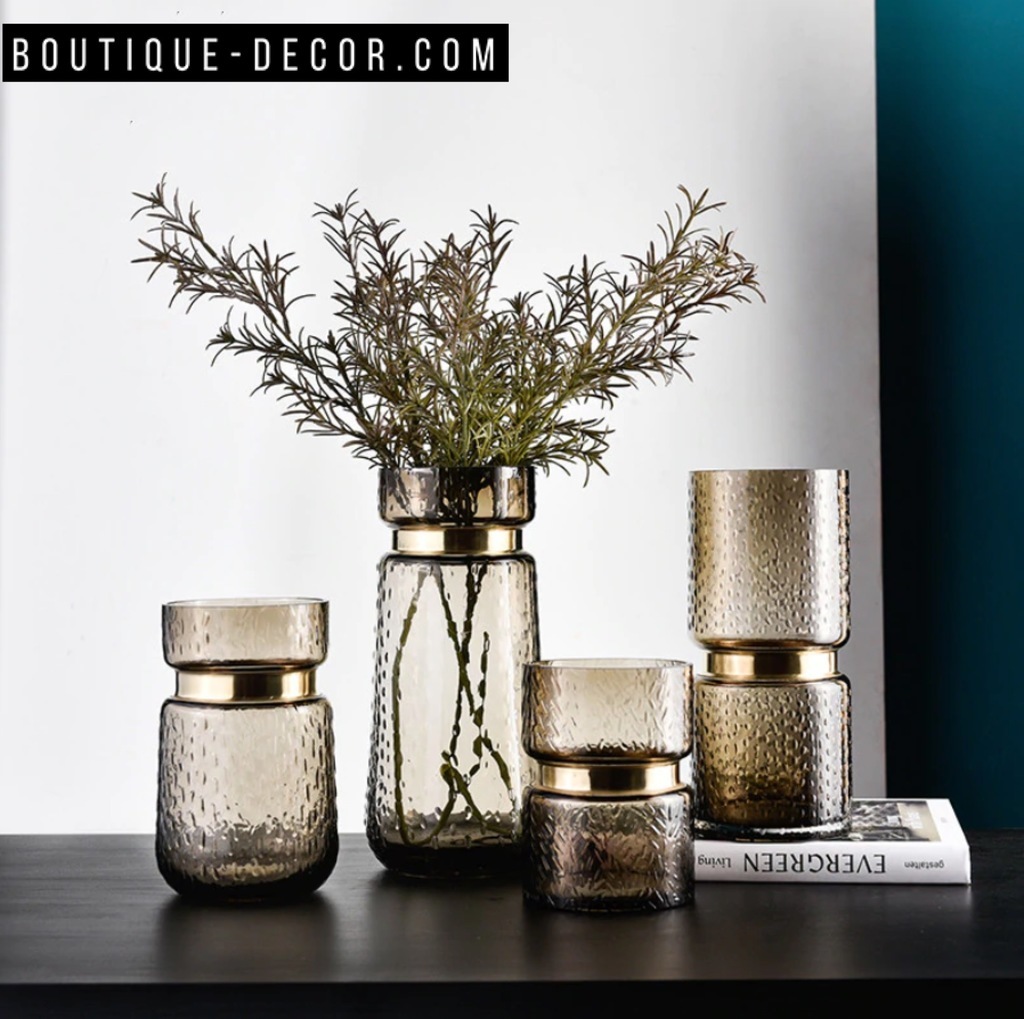 Купить вазу - "CopperRing brown"