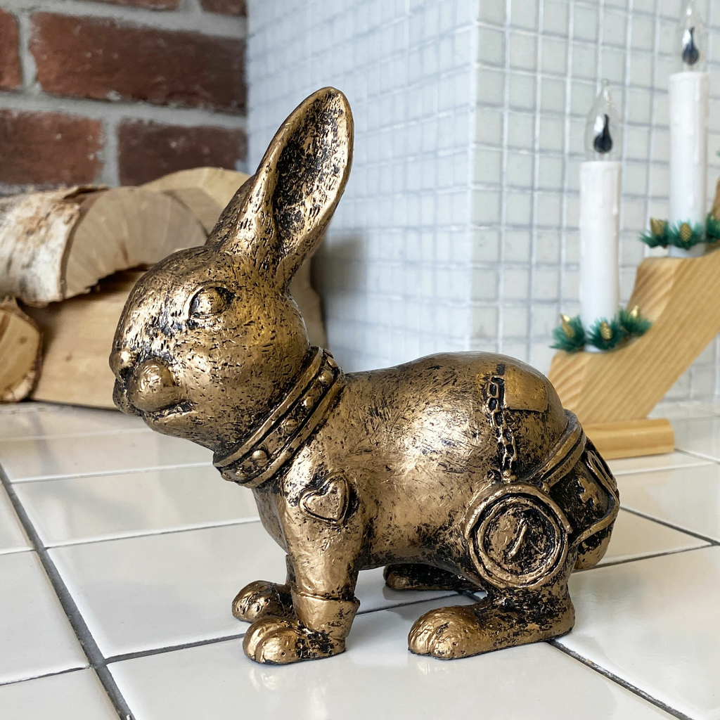 Фигурка новогодняя Фабрика декора I AM ART, Бронза, высота 15см, длина  14 см