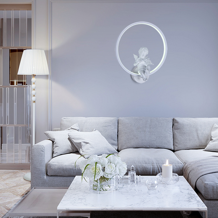 Бра, Настенный светильник ЭлисСвет  светодиодный 6633B/1W, LED, 31 Вт