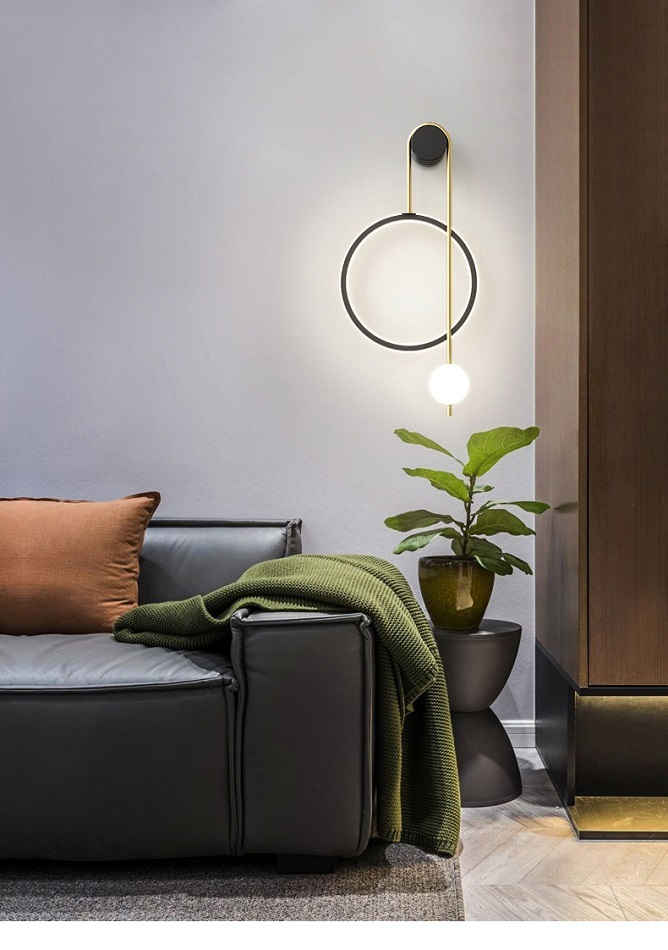 Настенный светильник, Бра ЭлисСвет  светодиодный 20125 ZS/1W, LED, 15 Вт