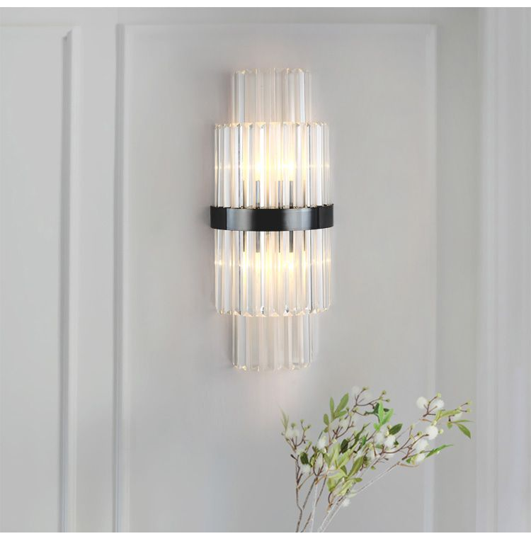 Бра, Настенный светильник ЭлисСвет  Хрустальный 1205BG/2W, E14, 120 Вт