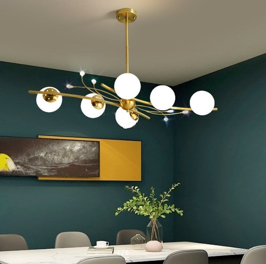 Люстра подвесная  Люстра хрустальная подвесная1202WM/, LEDЛюстра подвесная  Потолочный светильник на штанге12002LA/, E27, 60 Вт