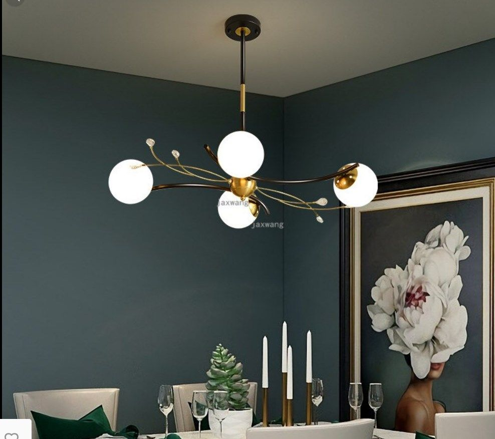 Люстра подвесная  Потолочный светильник на штанге12002LA/, E27, 60 Вт