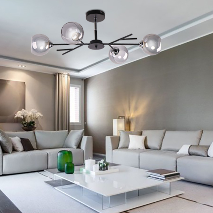 Люстра потолочная  люстра на штанге,потолочный светильник 62088/ , E27, 60 Вт