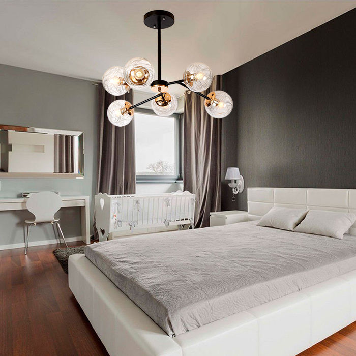 Люстра потолочная  Потолочный светильник на штанге 11122YG/ , E27, 60 Вт