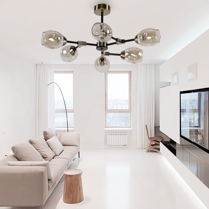 Люстра потолочная, Потолочный светильник  39200 , E14, 60 Вт