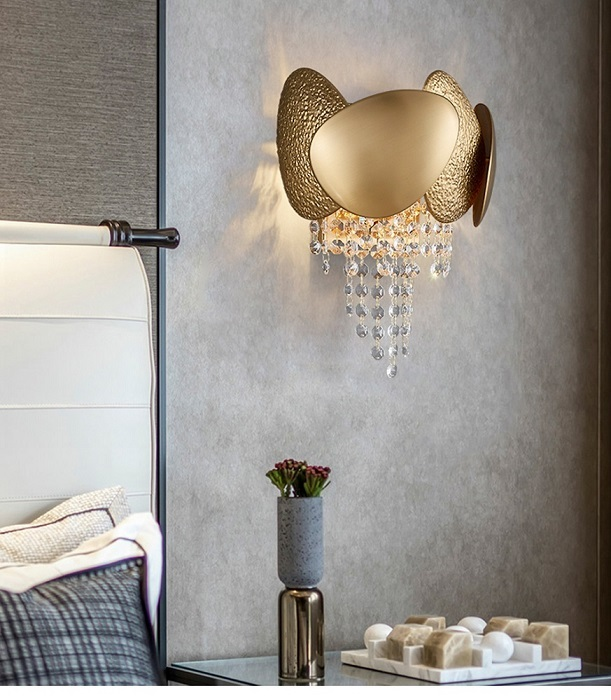 Настенный светильник, Бра ЭлисСвет  2012CH/2W GD, E14, 120 Вт