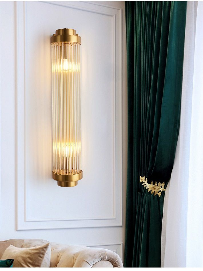 Настенный светильник, Бра ЭлисСвет  Хрустальный 1206BG/2W, E14, 120 Вт