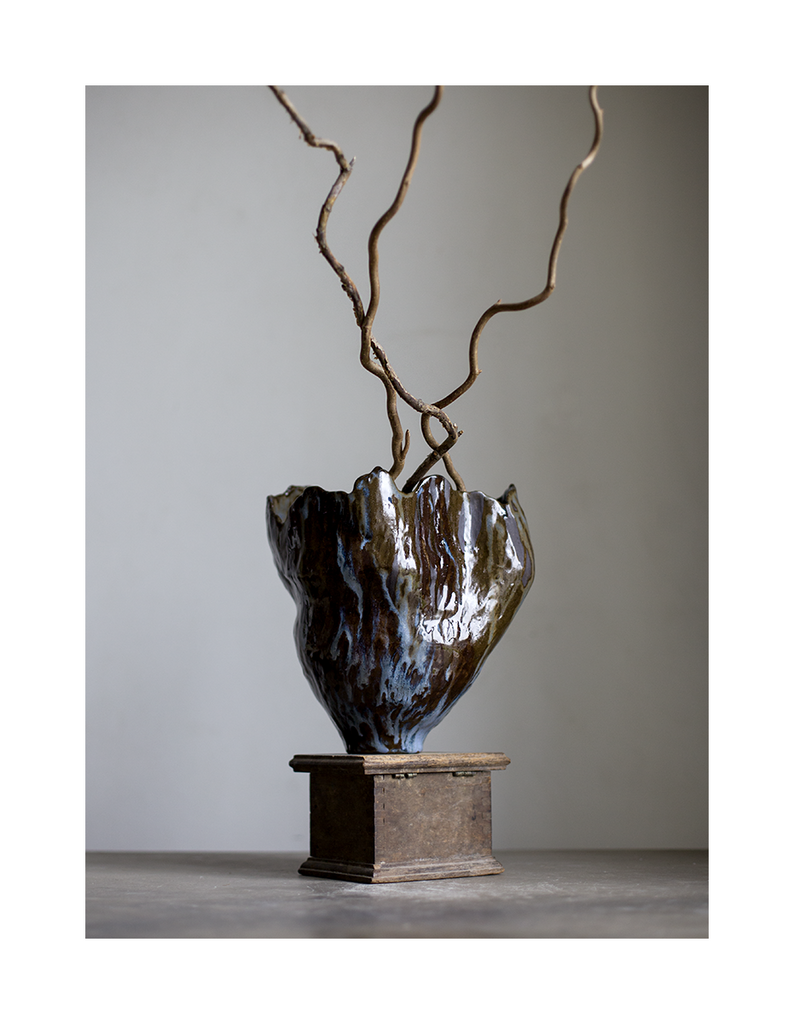 Ваза интерьерная "Меланхолия" высота 26 см.