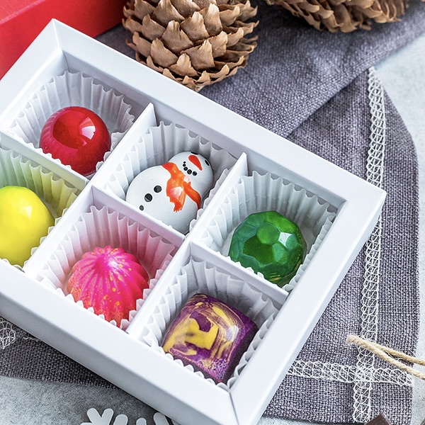 сладкие подарки на Новый год Хабаровск – презент из 6 конфет