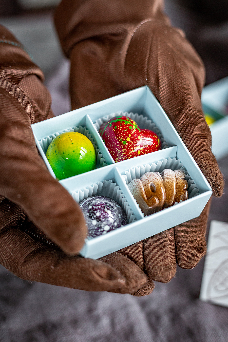 Подарочный набор "С любовью" из 4 конфет