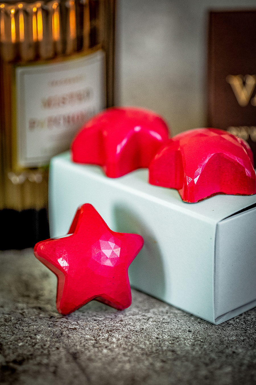 Конфета "Личи-Малина"