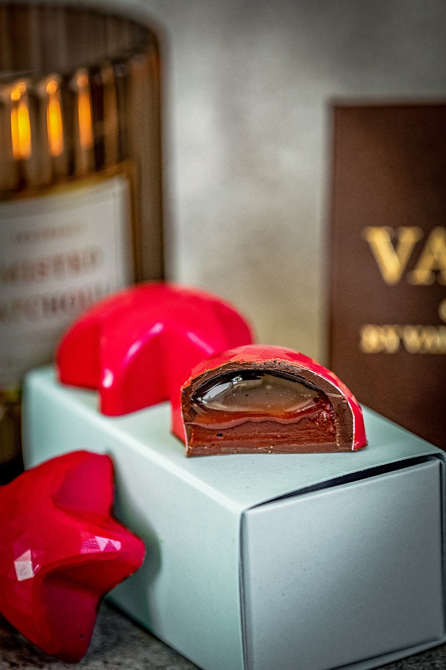 Конфета "Личи-Малина"