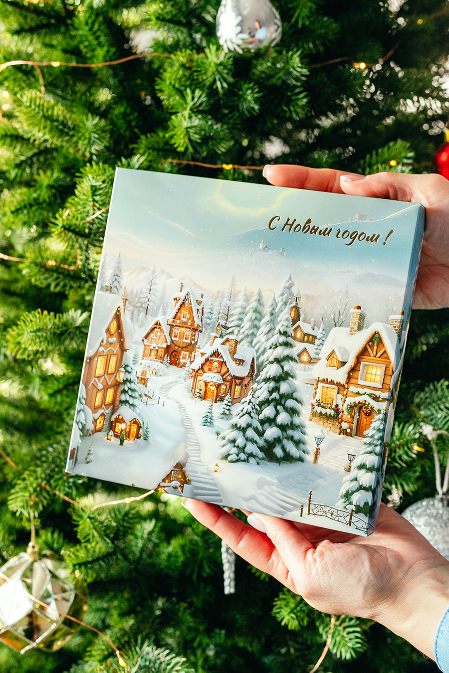 Новогодний подарок "Зимняя сказка" 16 конфет