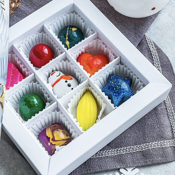 шоколадные подарки на Новый год в Хабаровске – Зимняя сказка 9 конфет