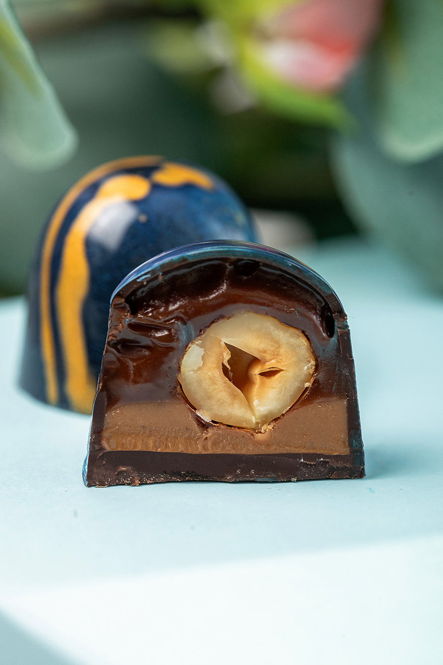 Конфета "Шоколадная карамель-Фундук"