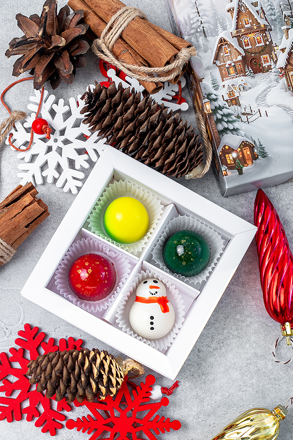 Корпоративные подарки 2025 - новогодний набор Зимний комплимент