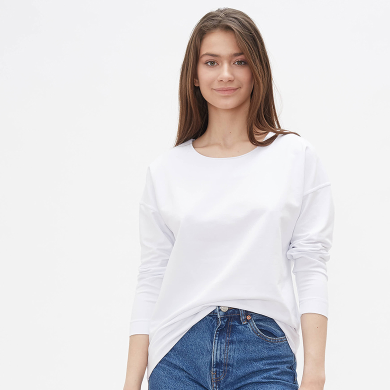 Свитшот  белый