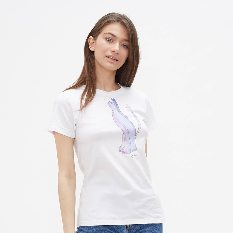 Футболка c принтом Кот