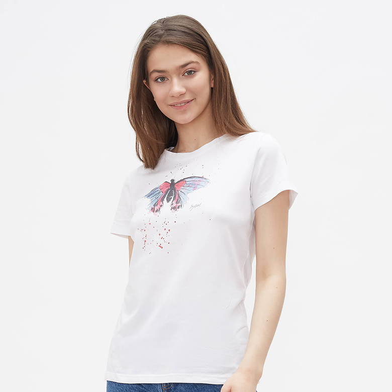 Футболка c принтом Бабочка