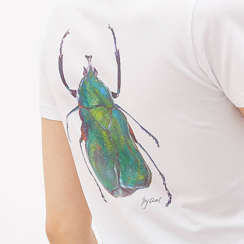 Футболка c принтом Жук