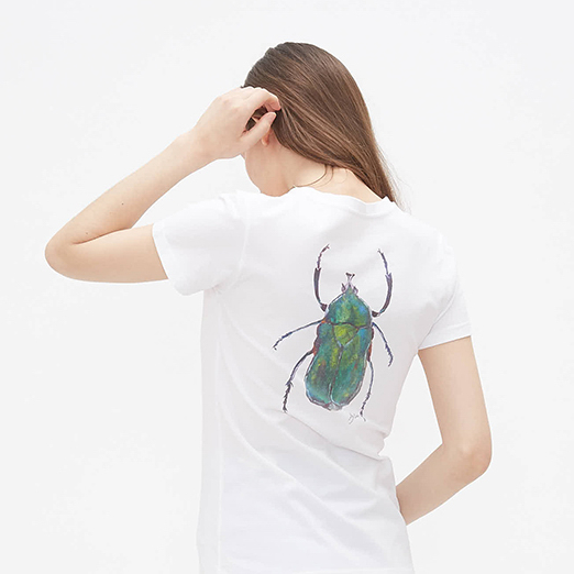 Футболка c принтом Жук