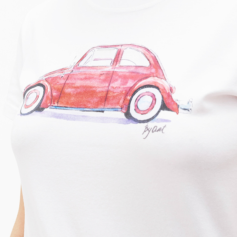 Футболка c принтом Автомобиль