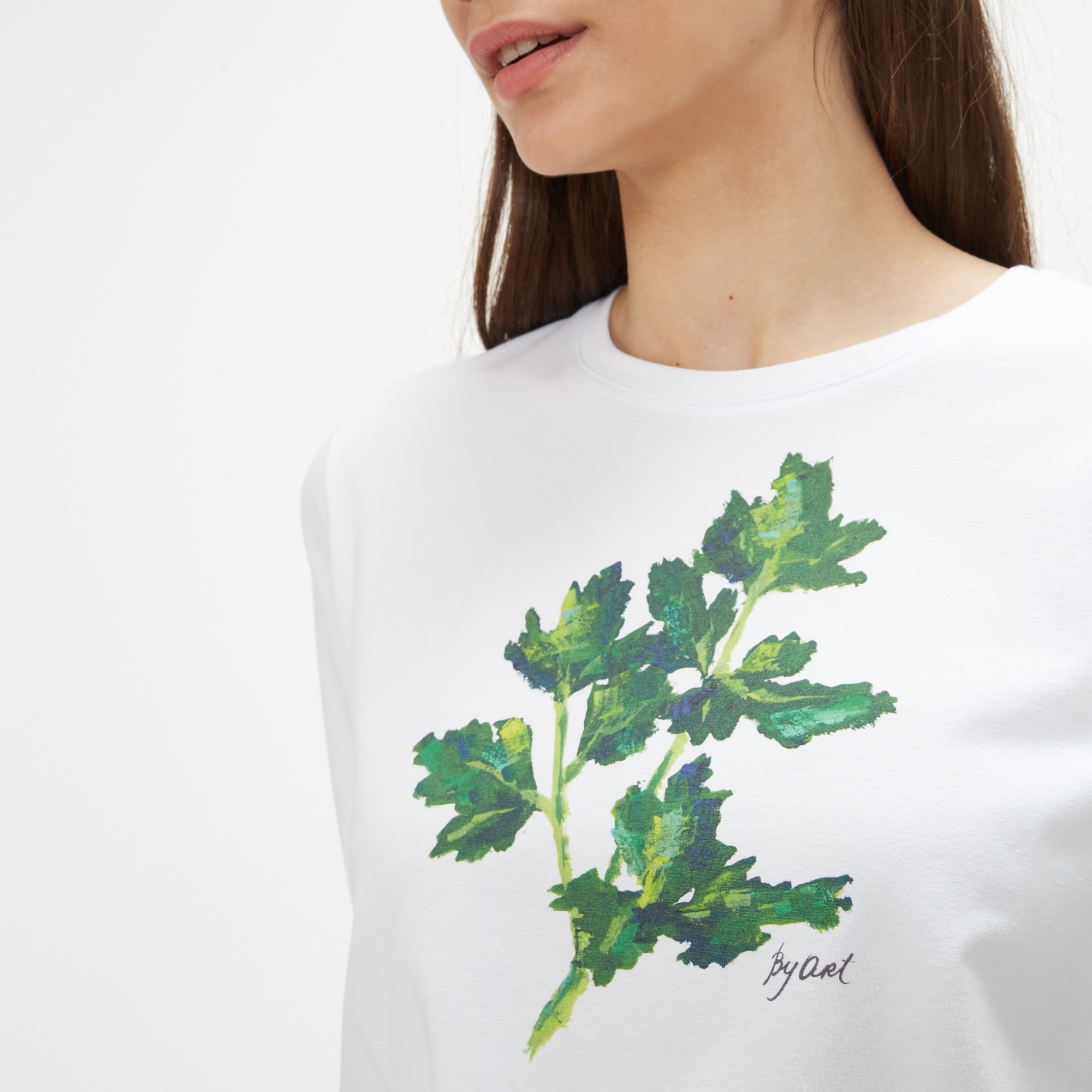 Лонгслив c принтом Петрушка