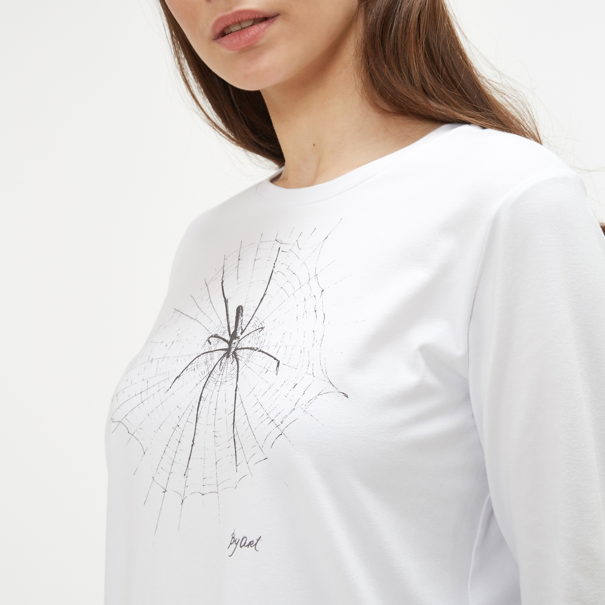 Лонгслив c принтом Паук