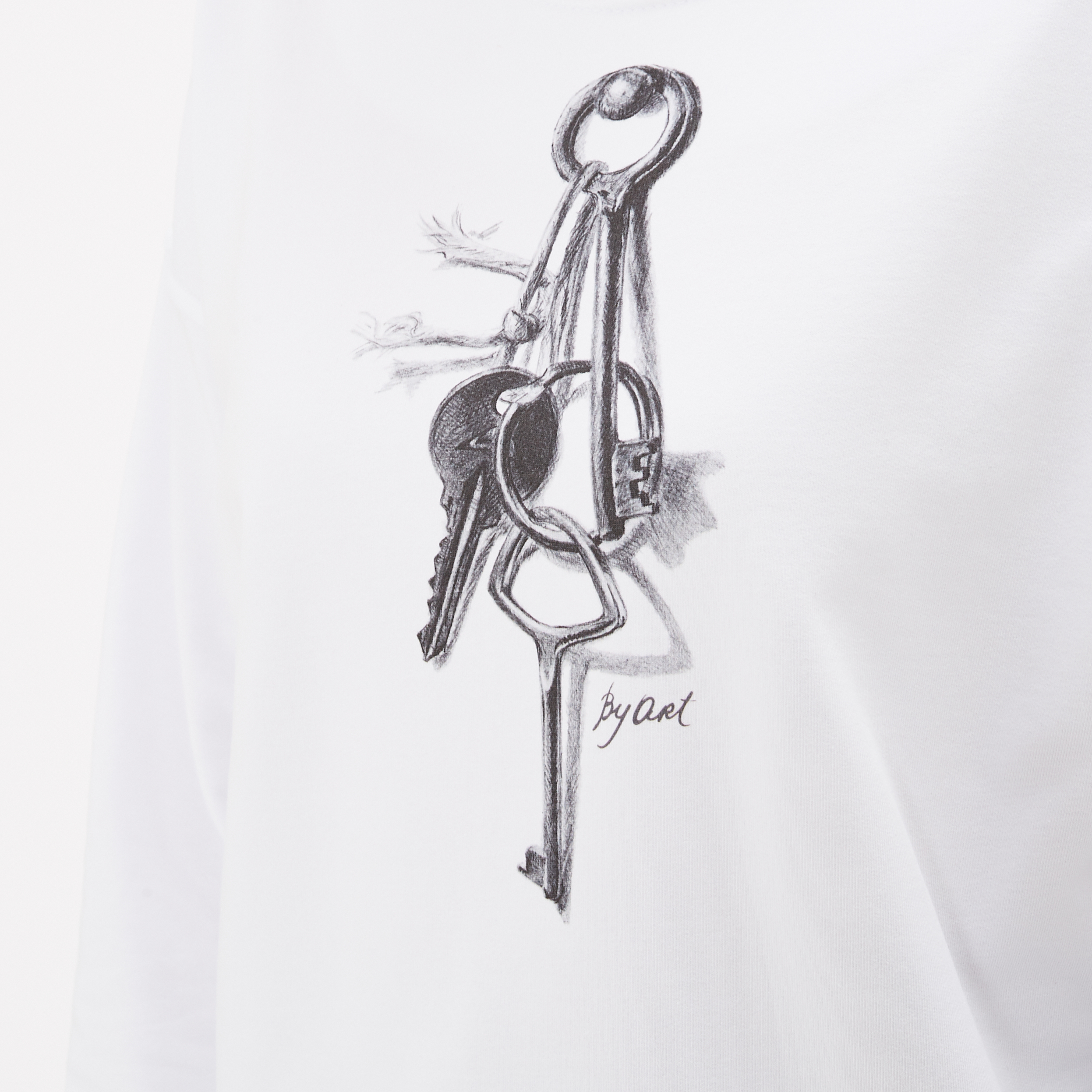 Свитшот с принтом Ключи