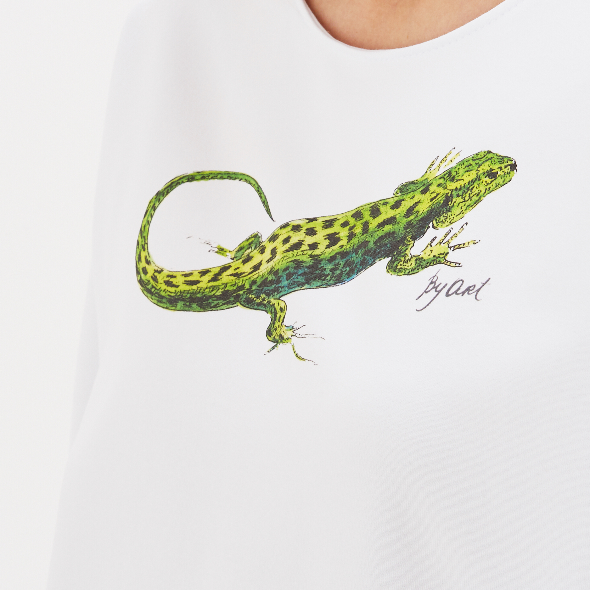 Свитшот с принтом Ящерица