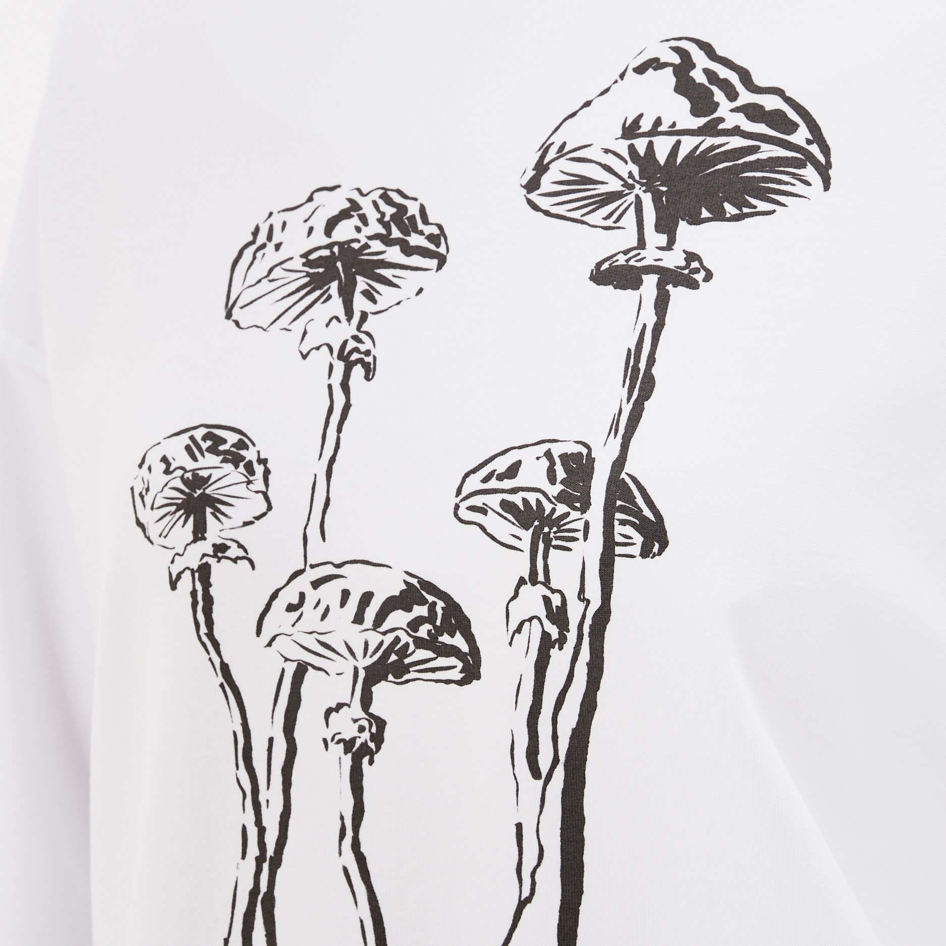 Свитшот с принтом Грибы