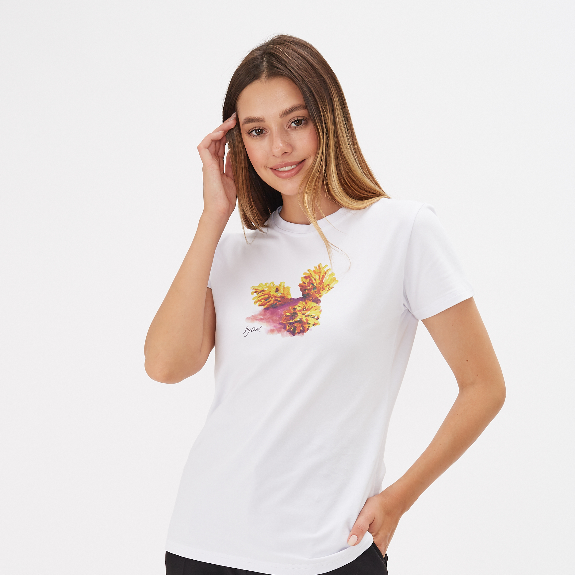 Футболка c принтом Шишки