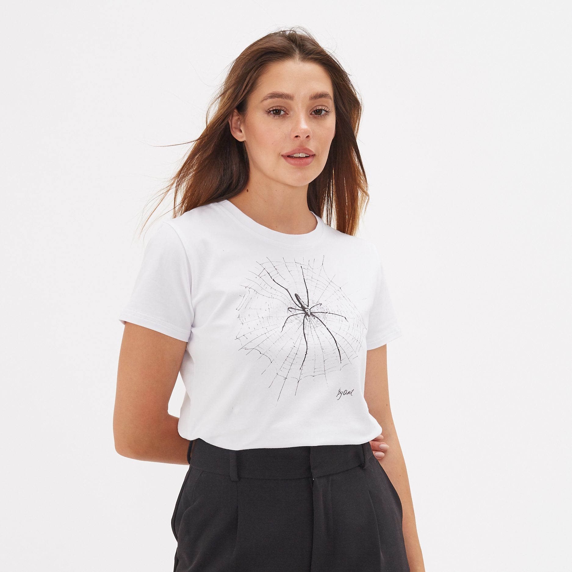 Футболка c принтом Паук