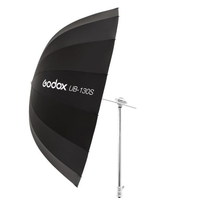 Зонт параболический Godox UB-130S серебро/черный
