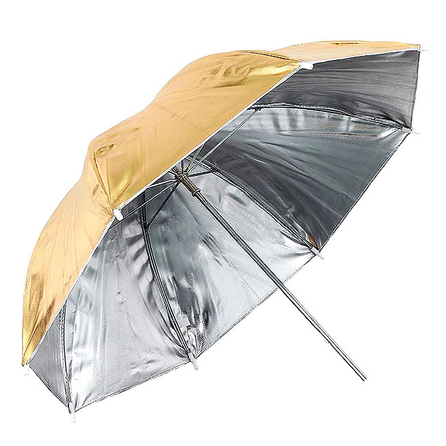 Фотозонт Godox UB-007 101cm серебристый/золотой